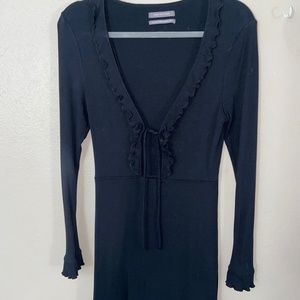Urban Outfitters Black LS Sweater Dress